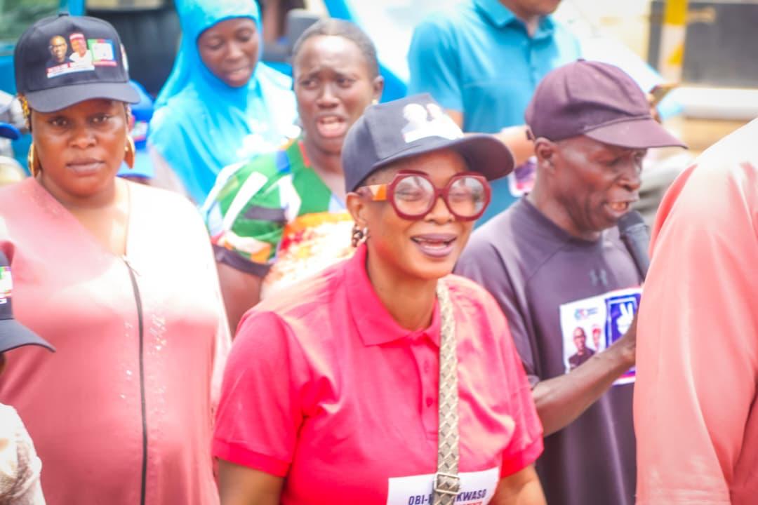 Supporters at a rally in Osun State